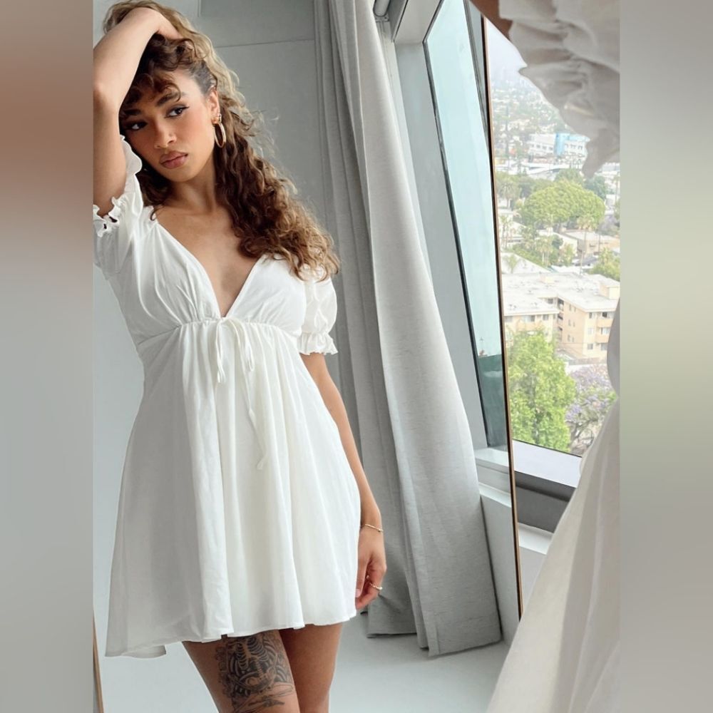 Princess Polly White Mini Dress
